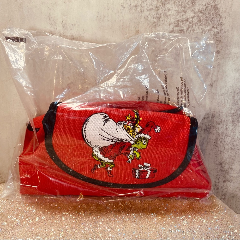 Dr. Seuss Grinch Red Backpack - Picture 3 of 9